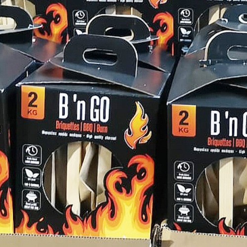 Κάρβουνα μπρικέτα B n' GO 