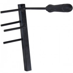 Grill stand on the fireplace grill